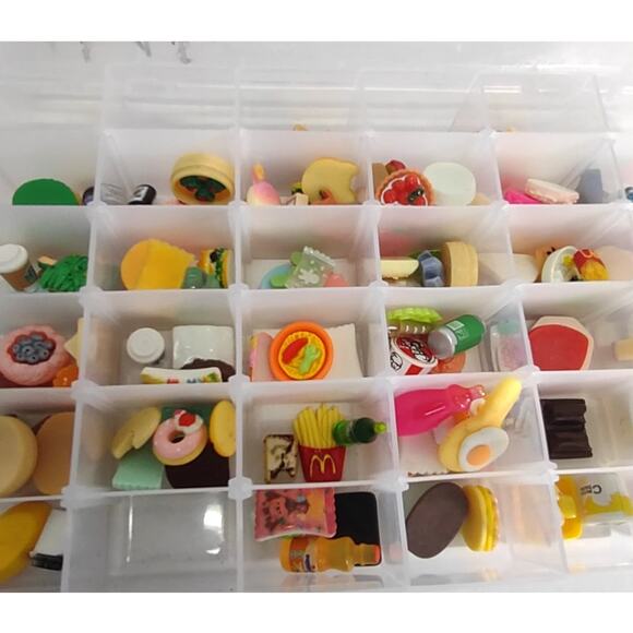 Mini Brands Collectables Miniature Approx 128 Piece Lot KFC Starbucks Doll House - Picture 10 of 10